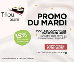 Image promotion Trilou Sushi