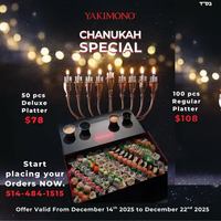 Image promotion Kosher Sushi Yakimono