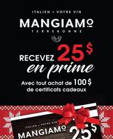 Image promotion Restaurant Mangiamo Terrebonne
