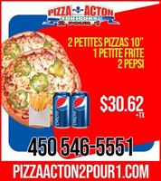 Image promotion Pizza Acton 2 pour 1 Inc
