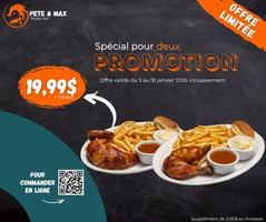 Image promotion Pete & Max - Poulet frit