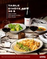 Image promotion Mignon Steak Frites | Vieux-Montréal