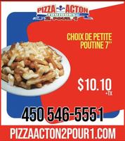 Image promotion Pizza Acton 2 pour 1 Inc