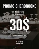 Image promotion Comme Chez Soi Bromont