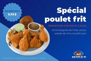 Image promotion Restaurant Midas St-Félicien