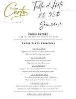 Image promotion Bistro Certo
