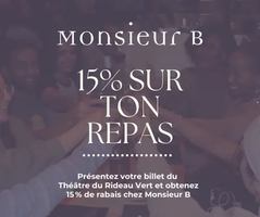 Image promotion Monsieur B