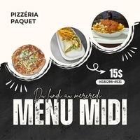 Image promotion Pizzéria Paquet Portneuf