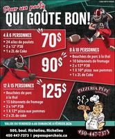 Image promotion Pizzeria Pepe Super Choix