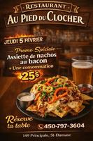 Image promotion Restaurant Au Pied Du Clocher Inc