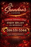Image promotion Shandaar Cuisine