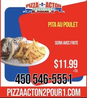 Image promotion Pizza Acton 2 pour 1 Inc