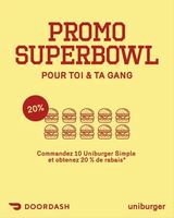 Image promotion Uniburger