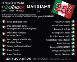 Image promotion Restaurant Mangiamo Terrebonne