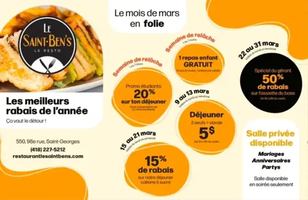 Image promotion Le Saint Ben's