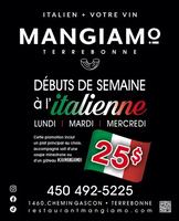 Image promotion Restaurant Mangiamo Terrebonne