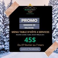 Image promotion Le Black Forest-cuisine urbaine Terrebonne