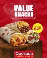Image promotion Quesada burritos et tacos