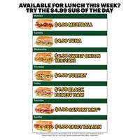 Image promotion Restaurant SUBWAY