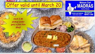 Image promotion Madras Curry House