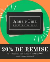 Image promotion Anna e Tina buvette italienne