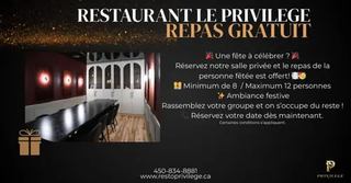 Image promotion Restaurant Le Privilège
