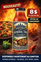 Image promotion Khmer Express - restaurant asiatique halal à Laval