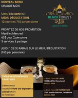 Image promotion Le Black Forest-cuisine urbaine Terrebonne