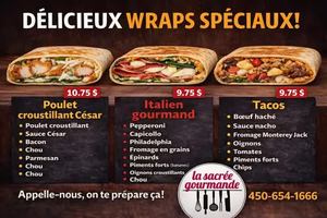Image promotion La Sacrée Gourmande inc.
