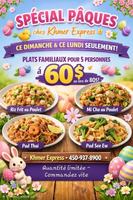 Image promotion Khmer Express - restaurant asiatique halal à Laval