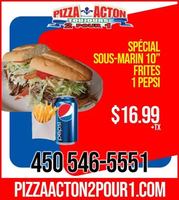 Image promotion Pizza Acton 2 pour 1 Inc