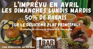 Image promotion Resto-Bar L'Imprévu & Resto La Terrasse