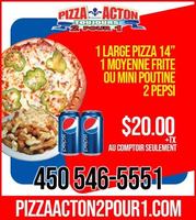Image promotion Pizza Acton 2 pour 1 Inc