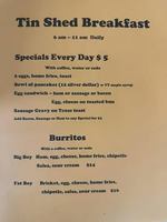 Image promotion Tin Shed Grill