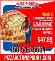 Image promotion Pizza Acton 2 pour 1 Inc