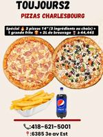 Image promotion Toujours 2 Pizzas charlesbourg