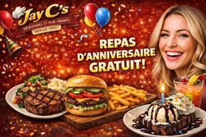 Image promotion Jay C's Déjeuners et Pub Urbain