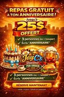 Image promotion Jay C's Déjeuners et Pub Urbain