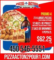 Image promotion Pizza Acton 2 pour 1 Inc