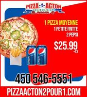 Image promotion Pizza Acton 2 pour 1 Inc