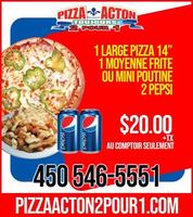 Image promotion Pizza Acton 2 pour 1 Inc