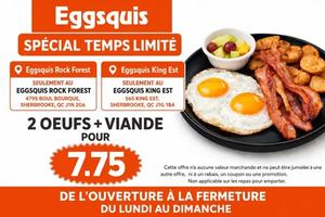 Image promotion Eggsquis Sherbrooke King est