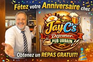 Image promotion Jay C's Déjeuners et Pub Urbain