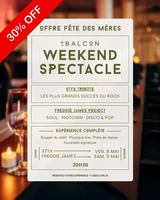 Image promotion Le Balcon cabaret chic