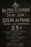 Image promotion Restaurant Au Pied Du Clocher Inc