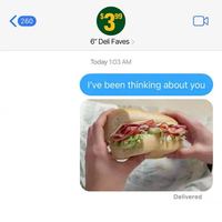 Image promotion Subway