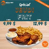 Image promotion Pete & Max - Poulet frit