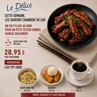 Image promotion Le Délice motel restaurant