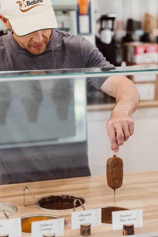 Chez Babine - Tartes artisanales, crème glacée molle avec enrobages de chocolat belge photo 2
