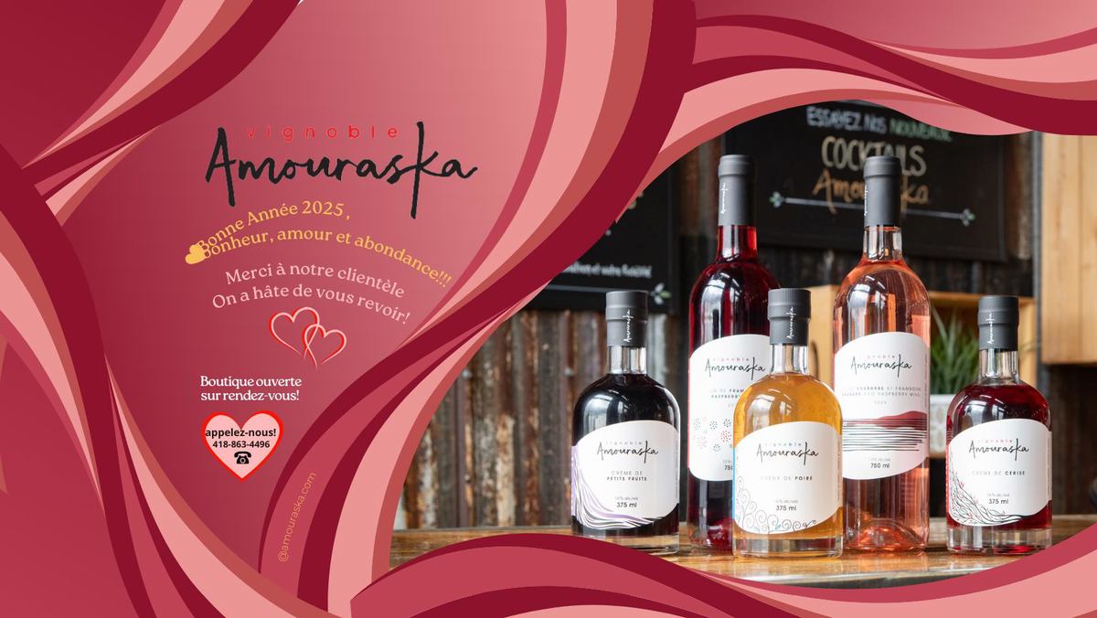 Vignoble Amouraska / Bistro terrasse / Dégustation et Apéro photo 1